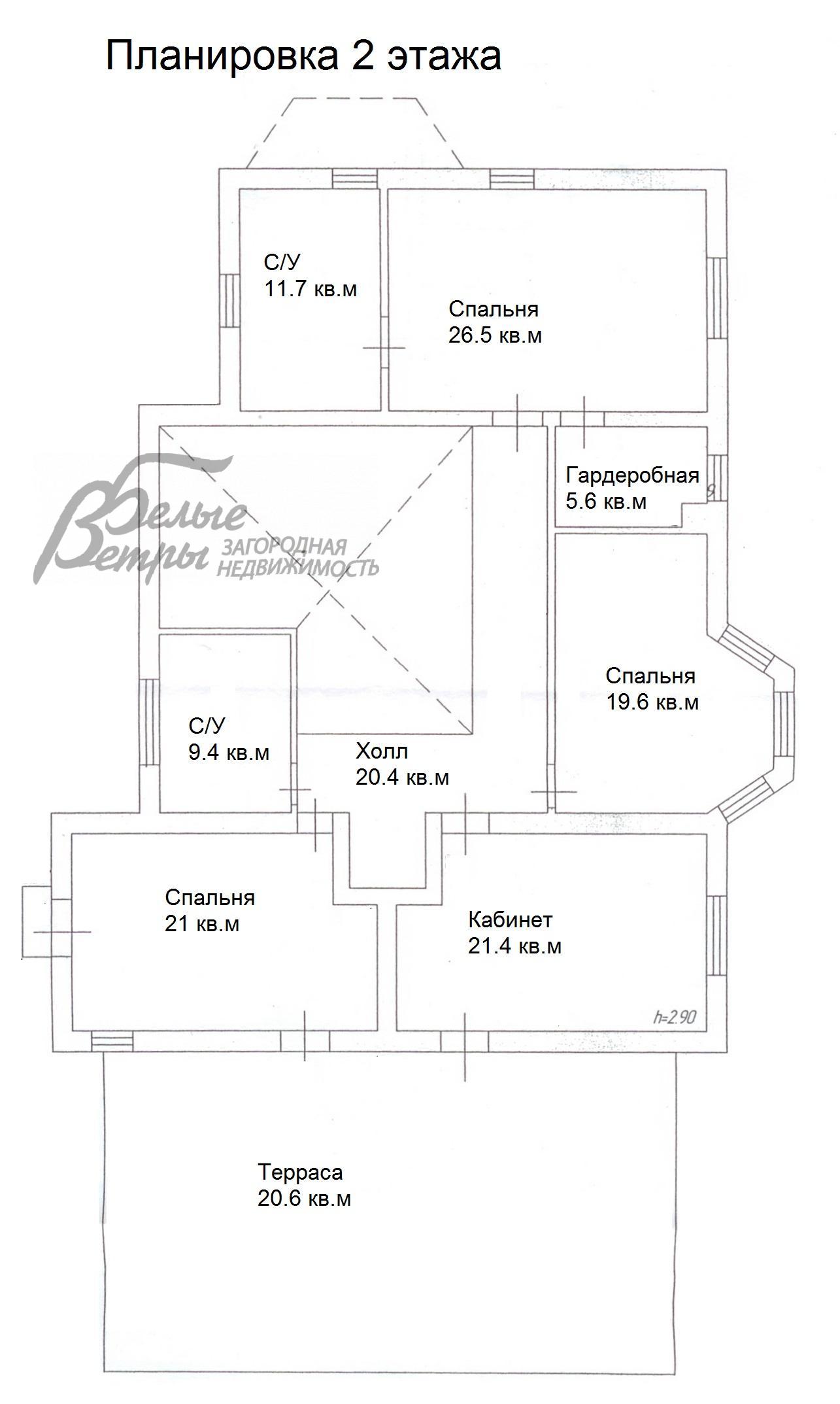 Дом в аренду Согласие-1 к/п Фоминское id 316-017 планировка1