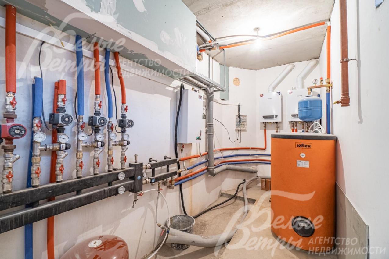 Полностью оборудованная котельная. 