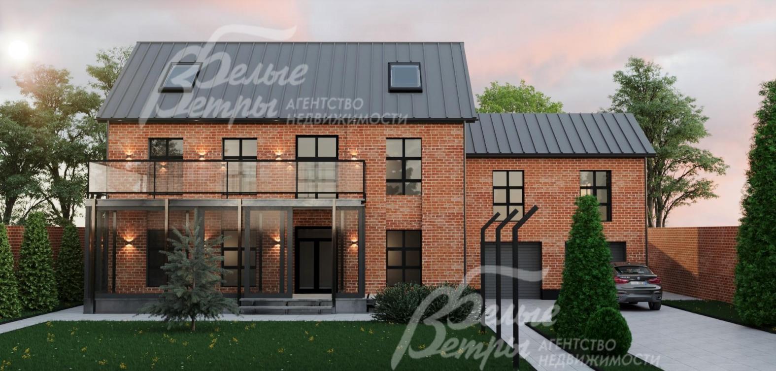  Визуализация дома в индустриальном стиле