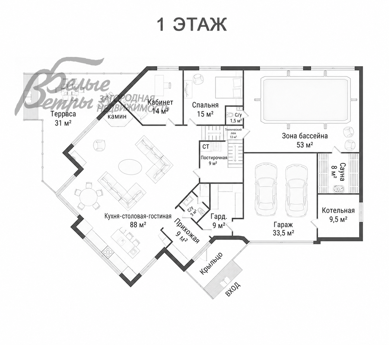 Дом Елизарово Парк КП Каменка id 424-106 планировка0
