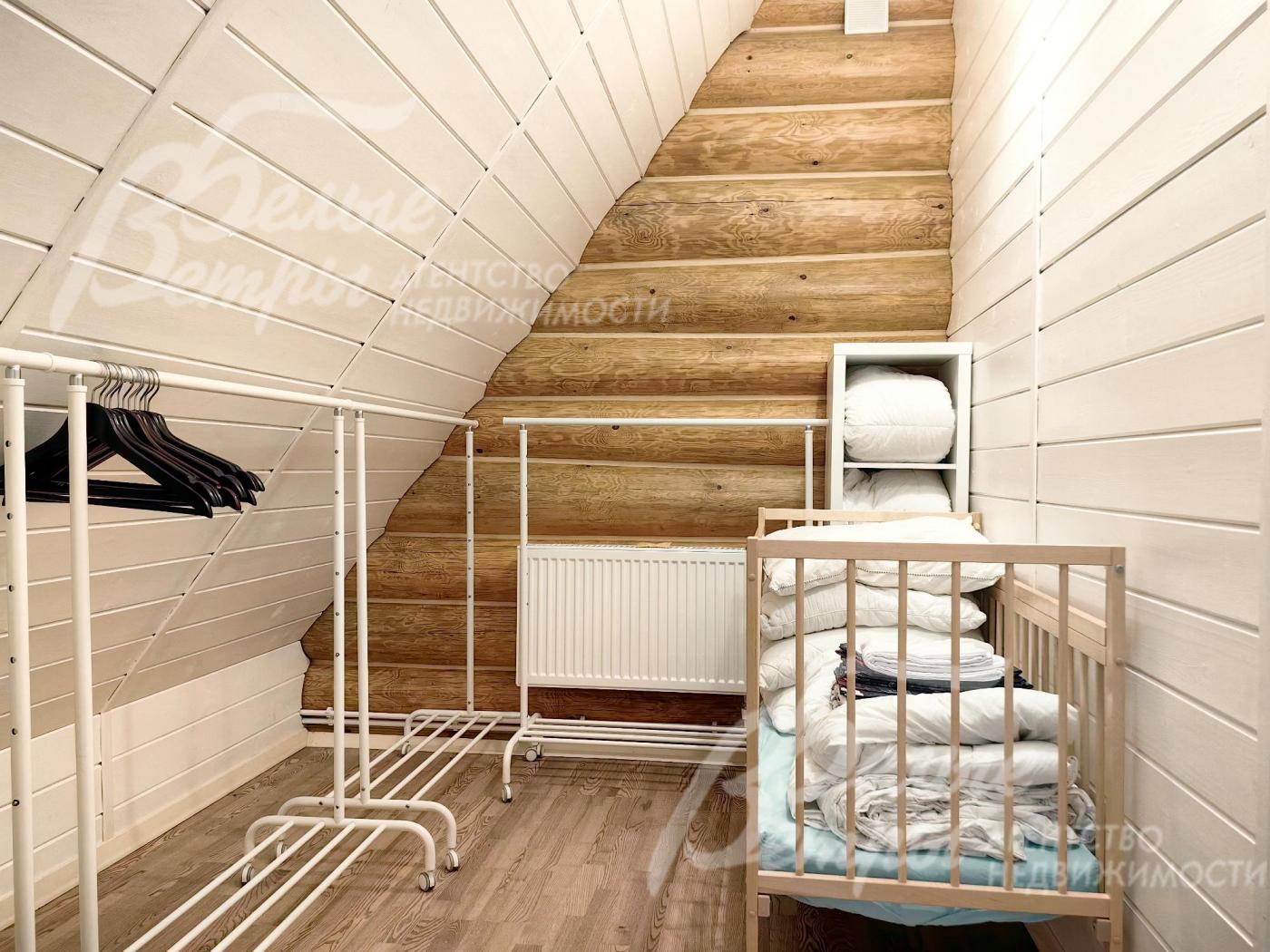 Гардеробная в мастер-спальне.