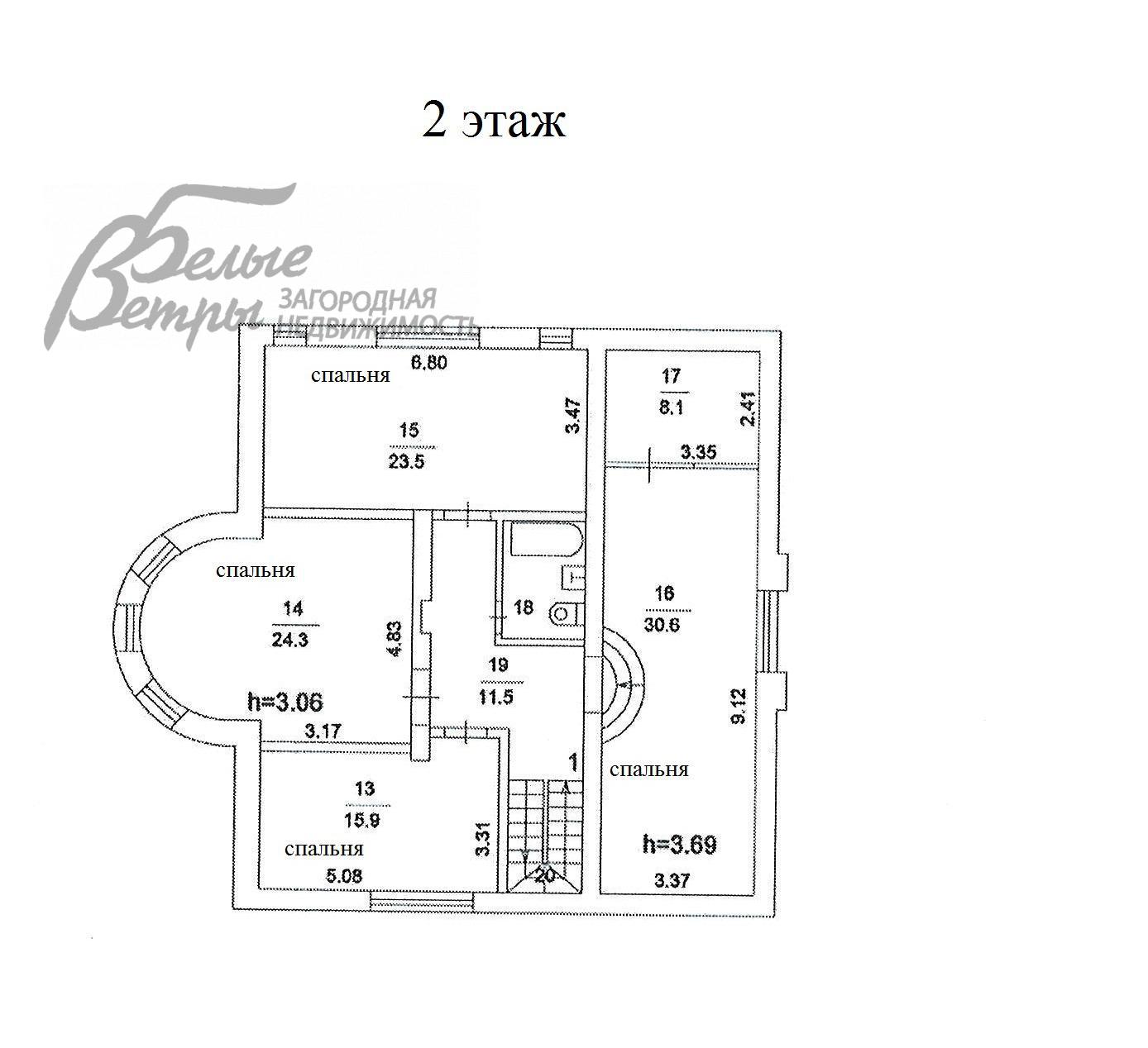 Дом Потапово к/п Южное Бутово id 167-213 планировка2