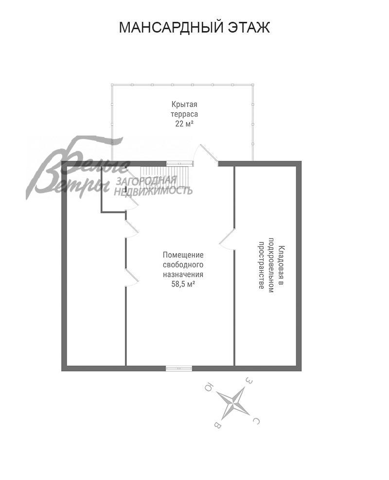 Дом Красная Пахра пос.  id 391-909 планировка2