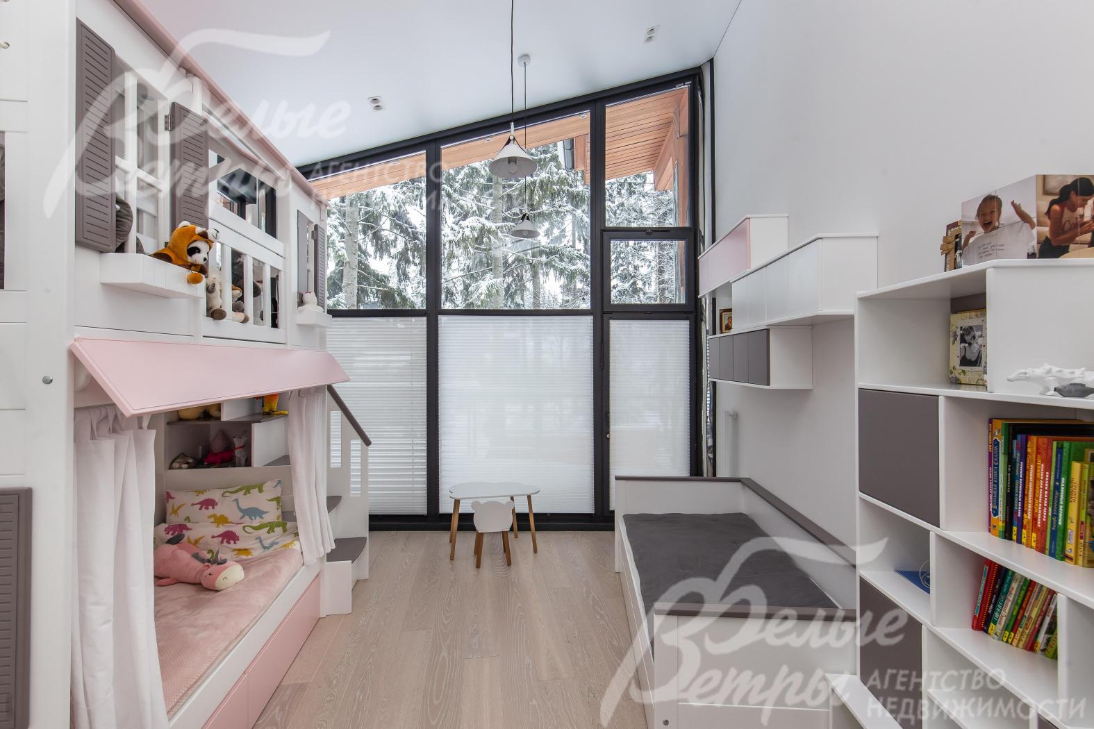 Детская спальня 20 кв.м с выходом на террасу