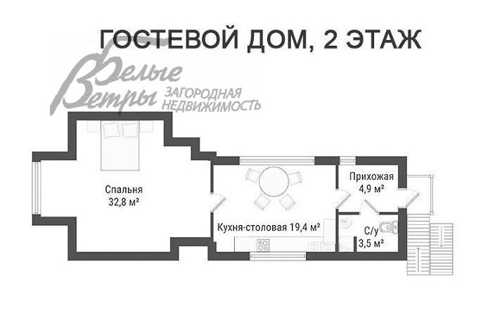 Дом Жуковка-2 КП  id 389-906 планировка3