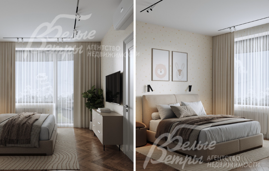 Визуализация. Детская спальня