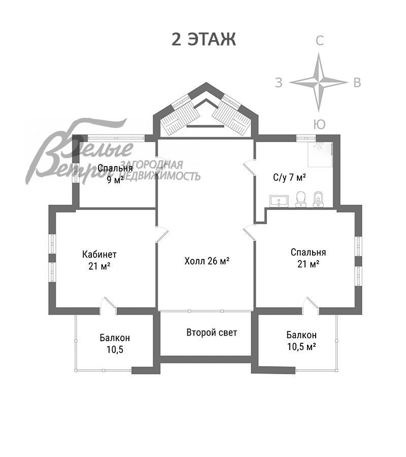 Дом Ямонтово  id 145-938 планировка2