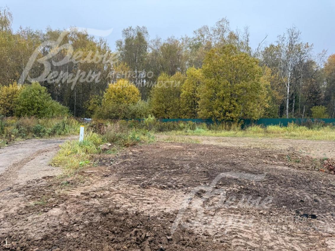 Территория участка освобождена от деревьев, на ней нет каких-либо построек