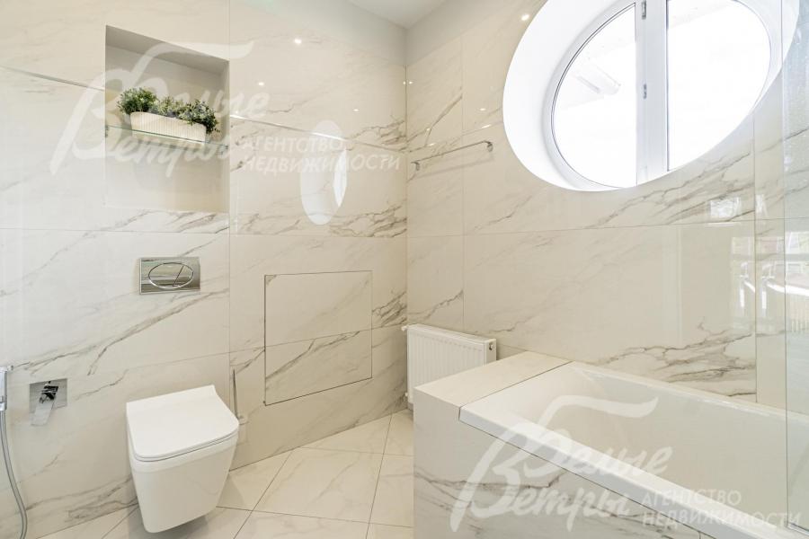 Санузел 7,5 кв.м на втором этаже