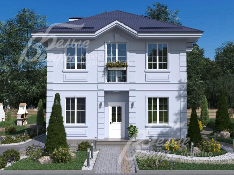 Визуализация. Высажены декоративные деревья и кустарники