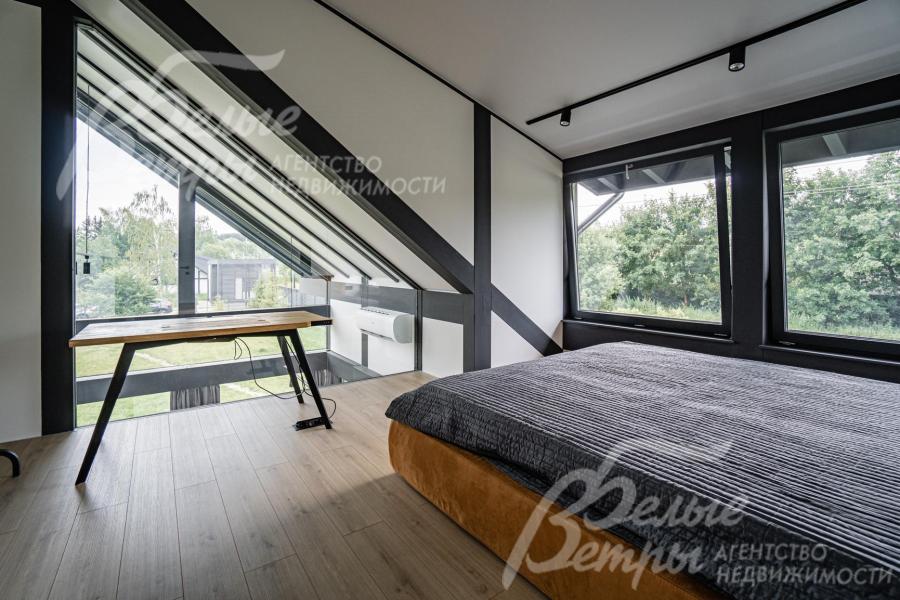 На 2-м этаже 2 спальни 24 кв.м и 19 кв.м