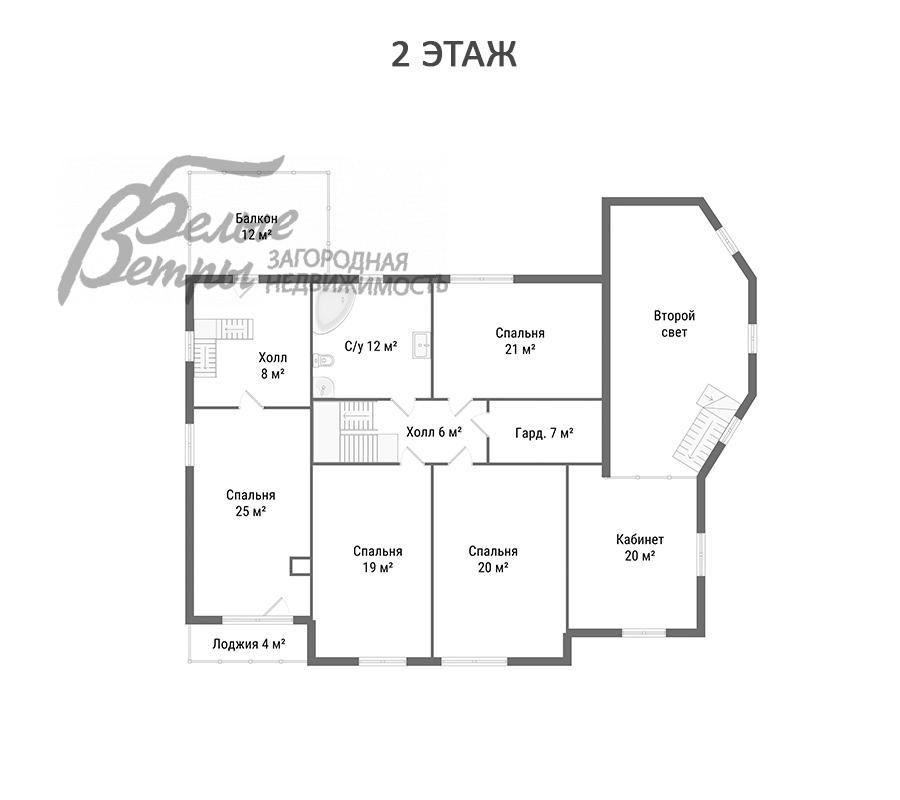 Дом Брехово  id 418-905 планировка1