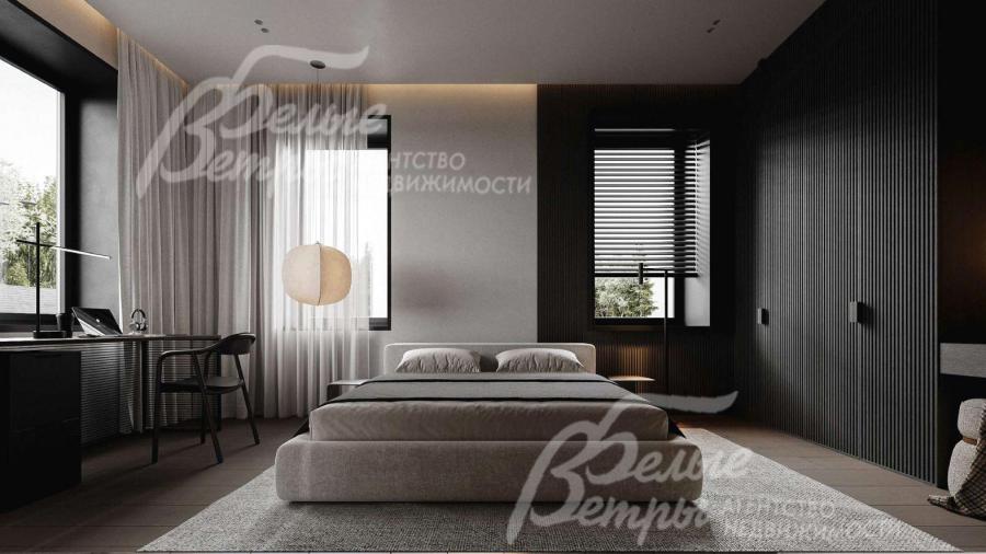Визуализация дизайн проекта спальни