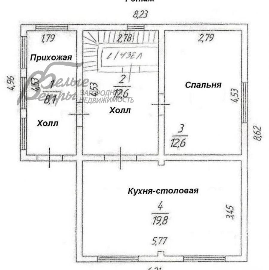 Дом в аренду Пучково  id 143-013 планировка3