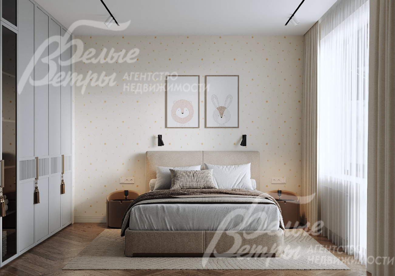 Визуализация. Детская спальня 