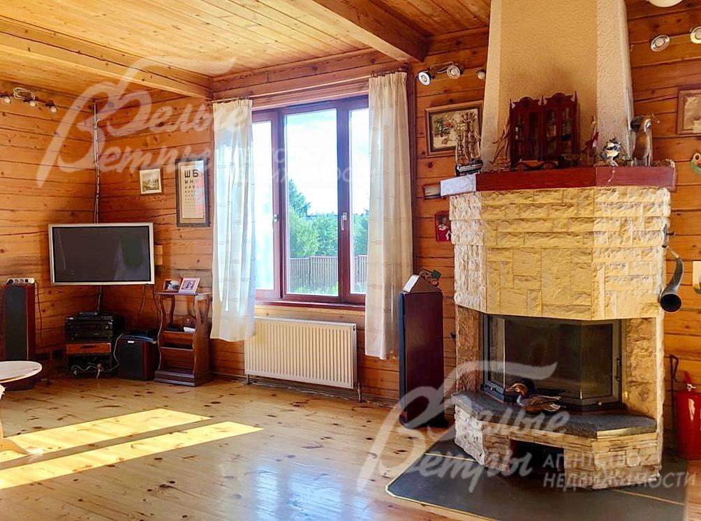 Гостиная с камином