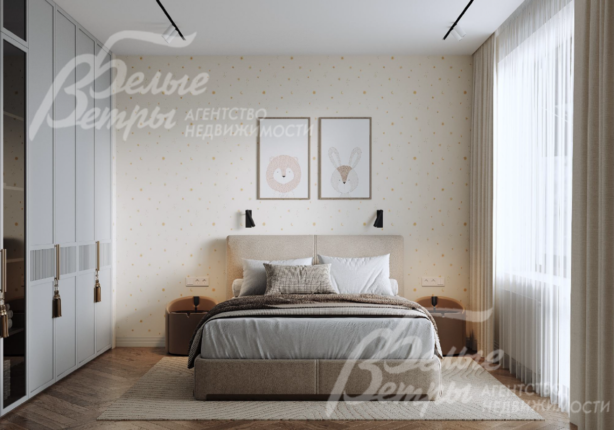 Визуализация. Детская спальня 