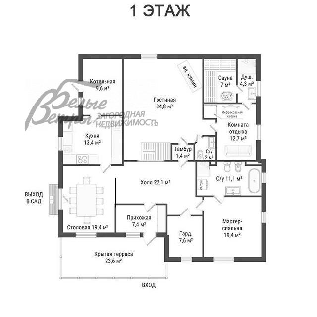 Дом Жуковка-2 КП  id 389-906 планировка0