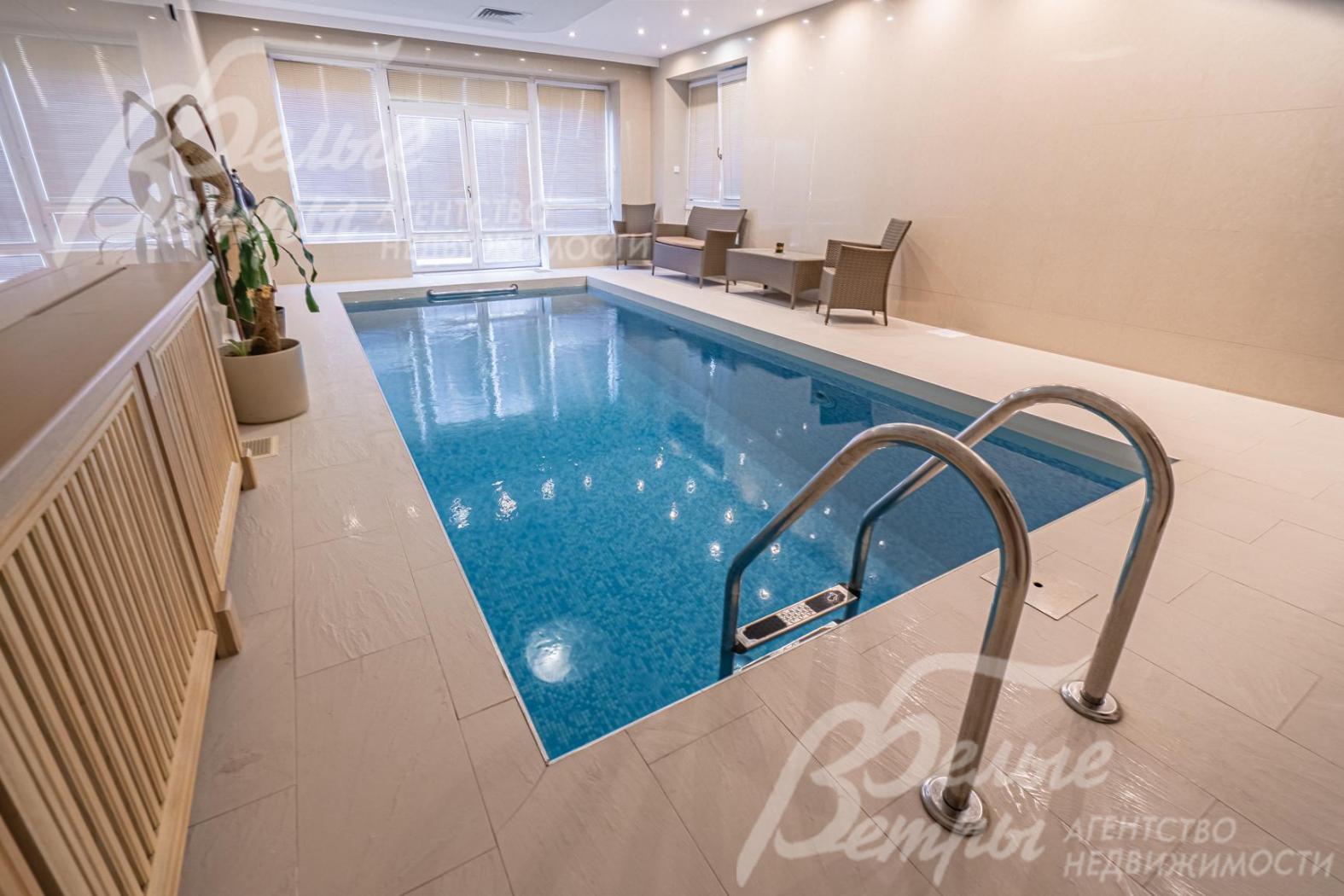 Бассейн скиммерный с противотоком