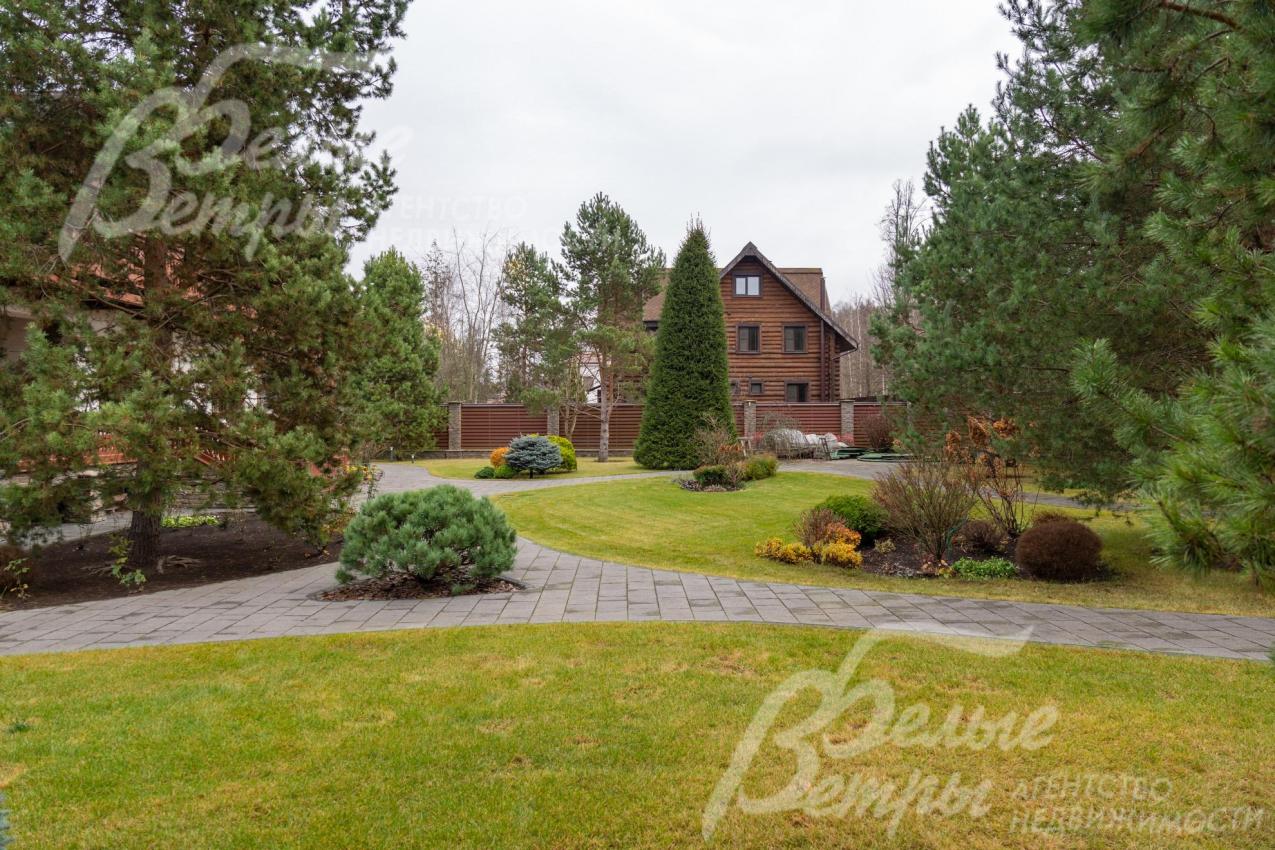 На участке высажено около 80 взрослых деревьев и кустарников, в том числе высокие сосны и ели