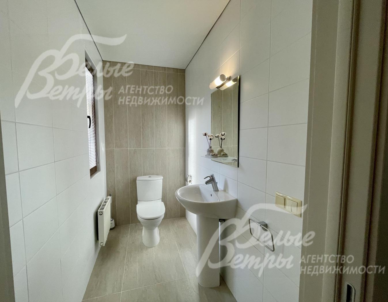 Гостевой санузел на 1 этаже