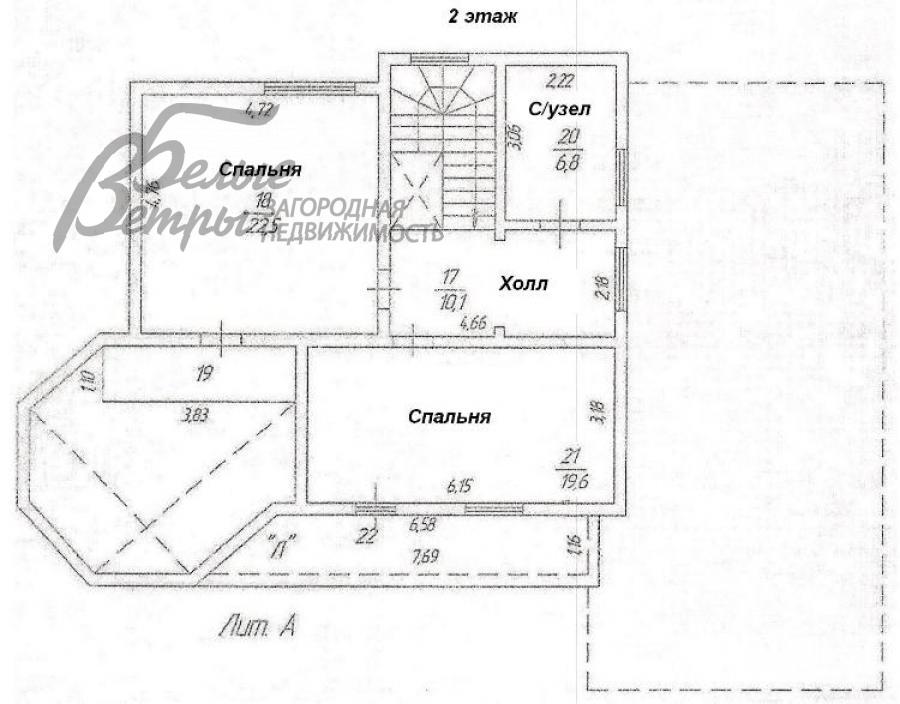 Дом в аренду Пучково  id 143-013 планировка2