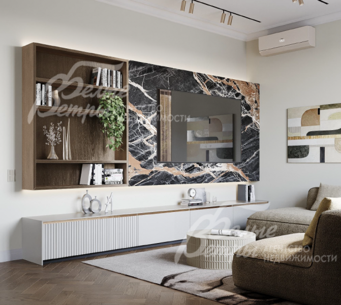 Визуализация Гостиная