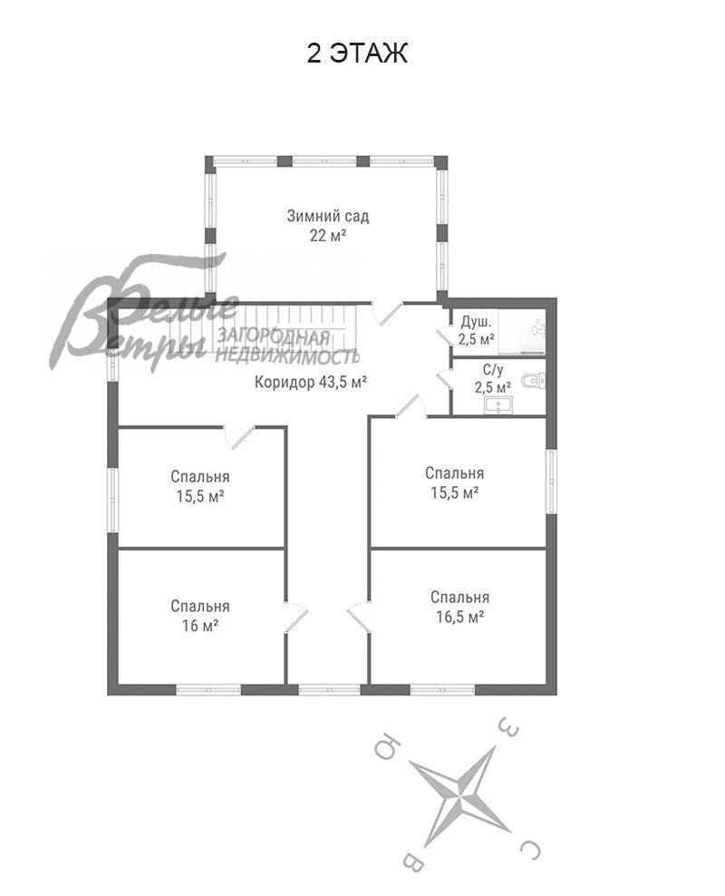 Дом Красная Пахра пос.  id 391-909 планировка1