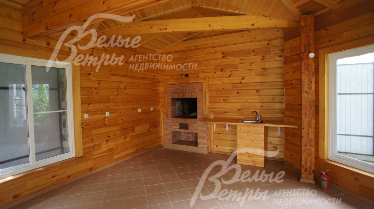 Беседка-барбекю с печью, водопроводом и канализацией