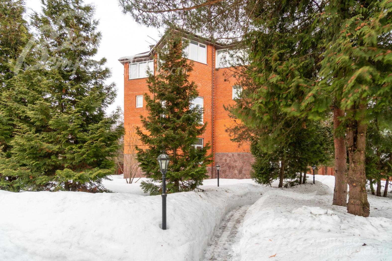 Дом стоит на живописном благоустроенном участке, где растут ели, лиственница, кедр, липы и туи