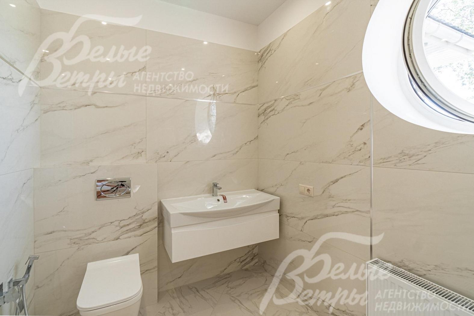 Санузел на втором этаже 