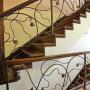 Кованные ограждения лестницы