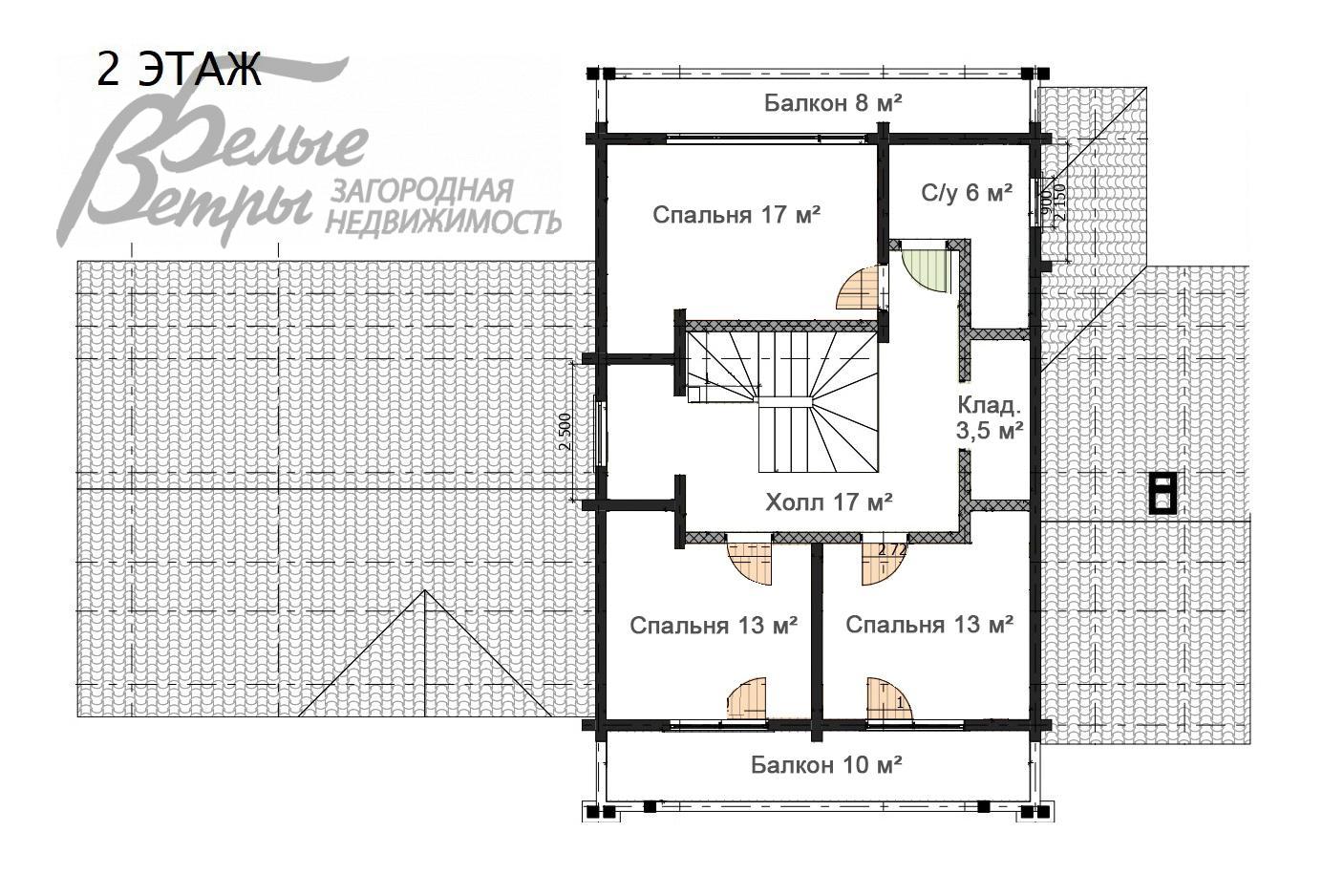 Дом Стольный к/п Никольское id 399-239 планировка1