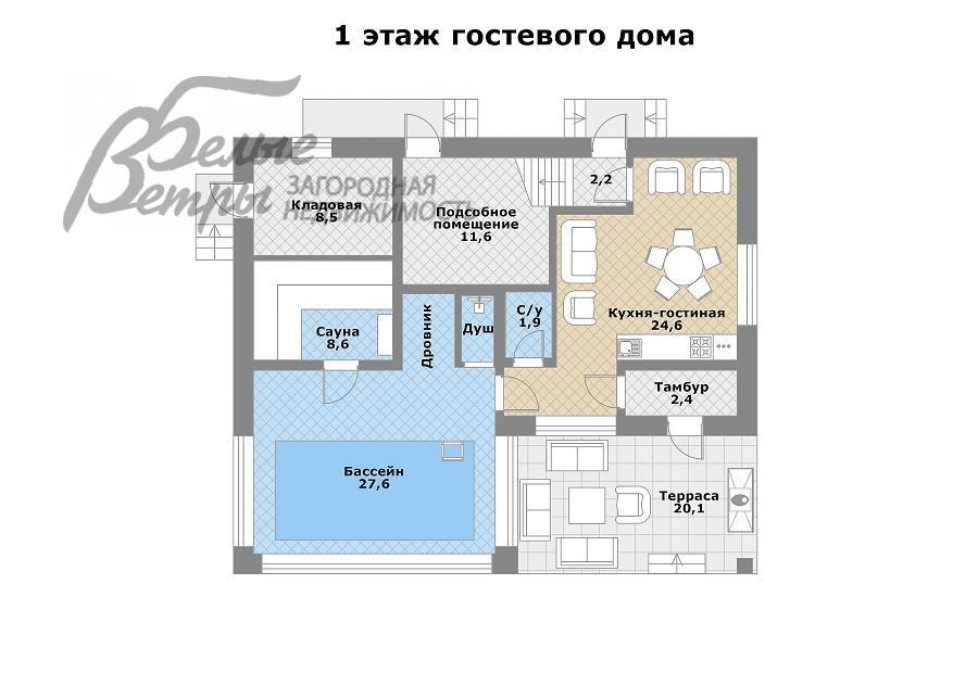 Дом в аренду Променад КП Бурцево id 227-005 планировка3