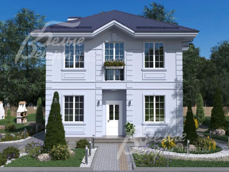 Визуализация. Высажены декоративные деревья и кустарники