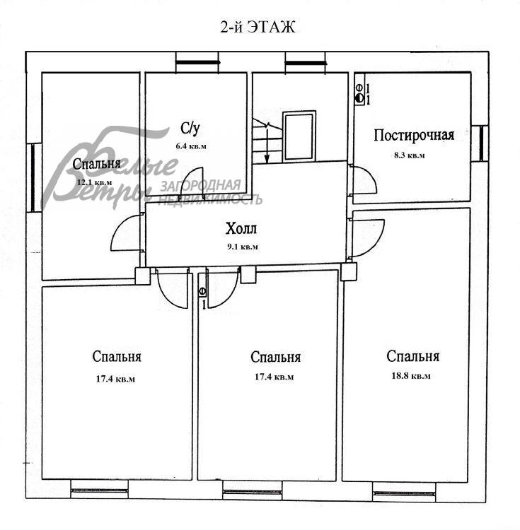 Дом в аренду Страдань дер.  id 304-006 планировка1