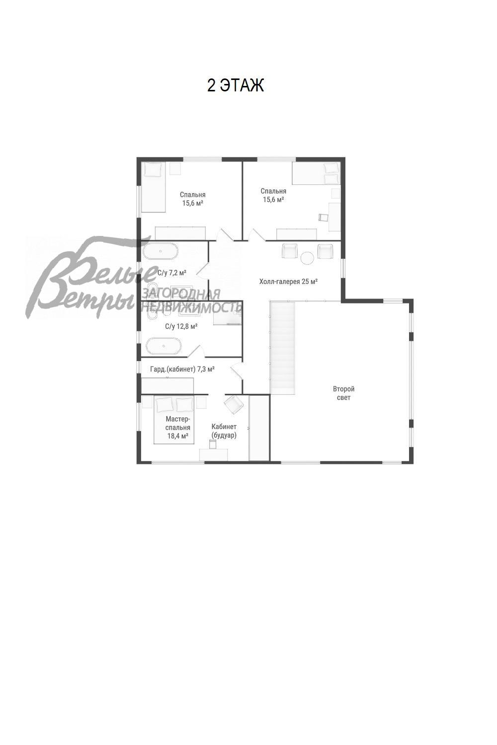 Дом Стольный к/п Никольское id 399-244 планировка1