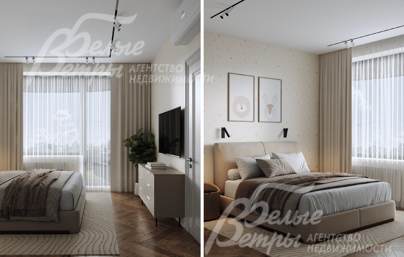 Визуализация. Детская спальня