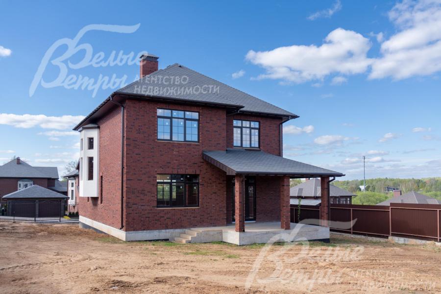 Фасад под ключ - клинкерный кирпич и штукатурка