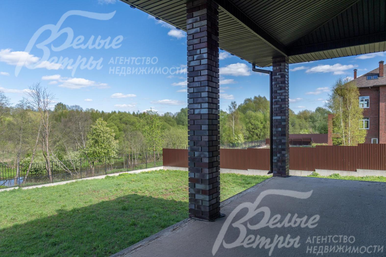 Вид с террасы 17 кв.м на реку Десна