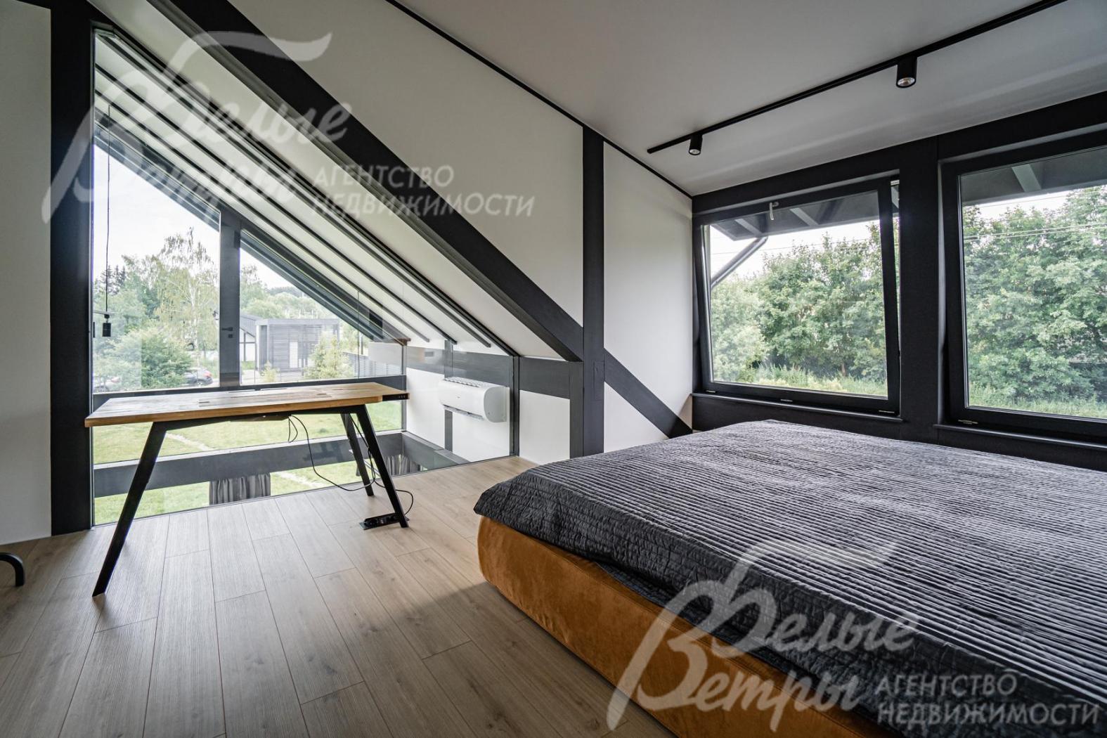 На 2-м этаже 2 спальни 24 кв.м и 19 кв.м