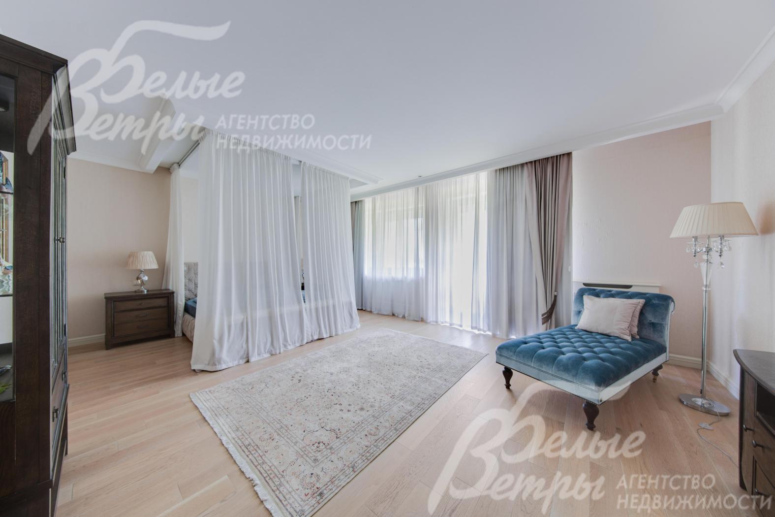 Мастер-спальня 40 кв.м с гардеробной и санузлом