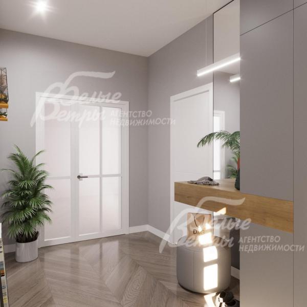 Визуализация. Холл первого этажа