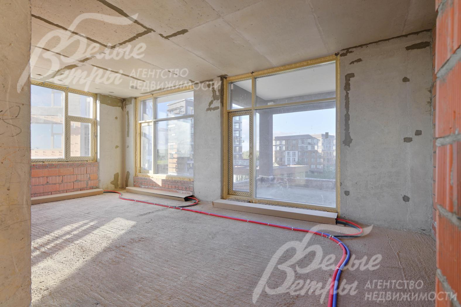 4-х комнатная квартира без отделки 153.4 кв.м