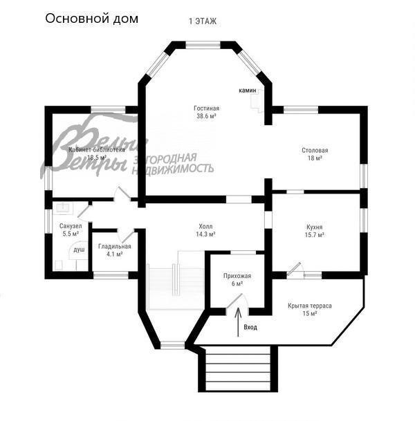 Дом Озерный к/п Щапово id 317-907 планировка1
