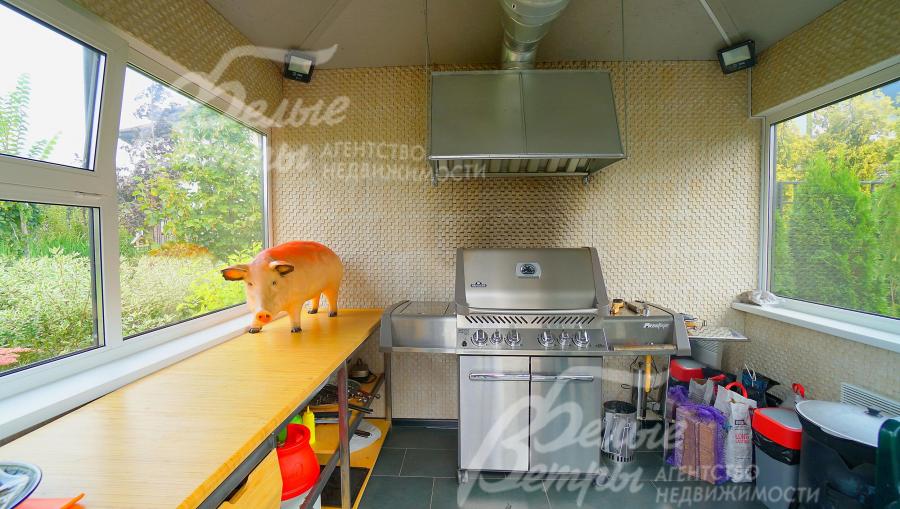 Гриль-домик 9 кв.м с летней кухней