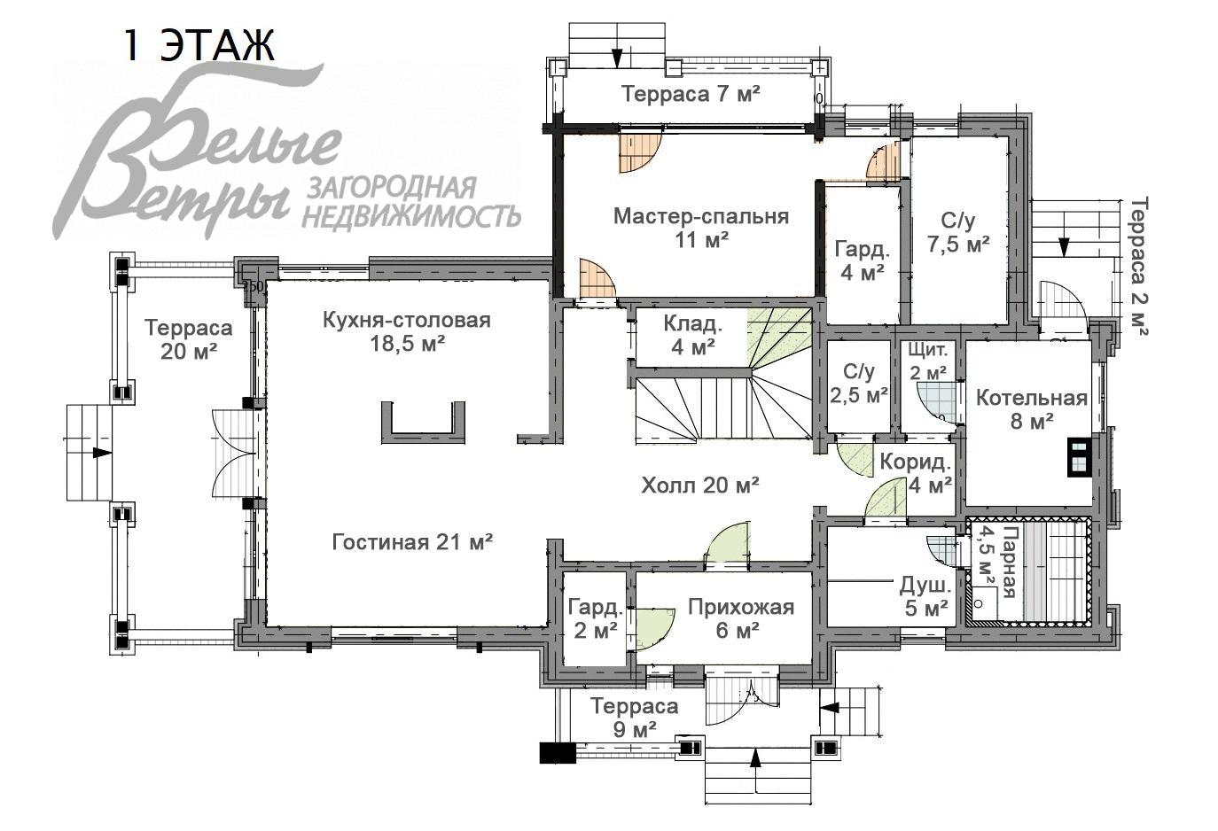 Дом Стольный к/п Никольское id 399-239 планировка0