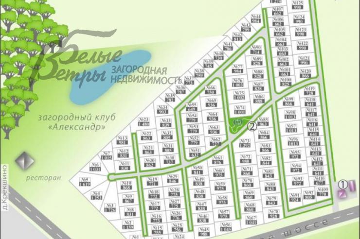 Участок Черничные поля к/п Анкудиново id 295-202 планировка0