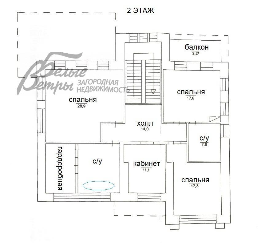 Дом Новое Глаголево КП Новоглаголево id 240-953 планировка1