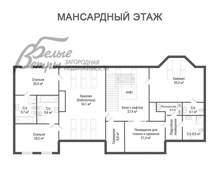 Дом Дубровка ЖК Сосенки id 108-666 планировка3